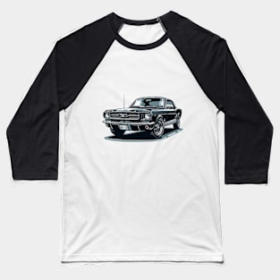 60s Ford Mustang Baseball T-Shirt